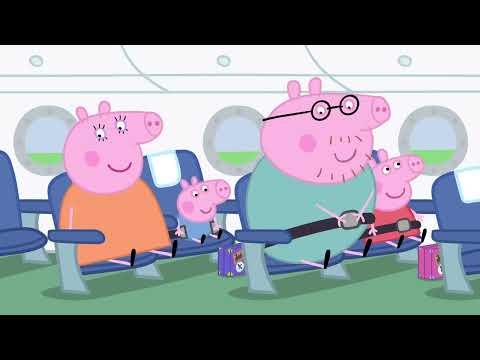 Peppa fliegt in einem Flugzeug! ✈️ Peppa Pig Deutsch 🐽🦖 Cartoons für Kinder