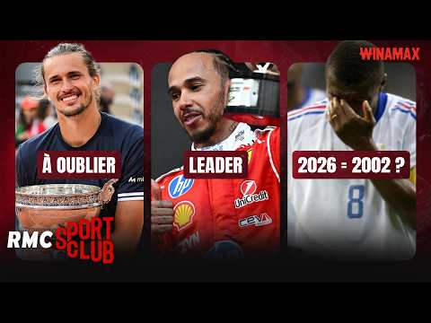 Zverev: titre oubliable, Hamilton #1 de Ferrari, EDF: titre ou upset en CDM? RMC SPORT CLUB S2E46