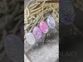 SAGA professional Galaxy glitter 11 (прозрачный с голографическими нежно-розовыми блестками), 8 мл