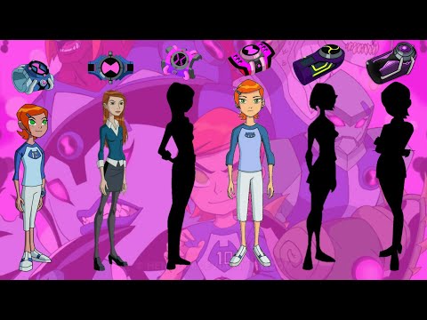 Gwen Tennyson all versions with different omnitrix Fan made ( Ben 10)