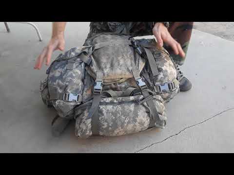 Molle II assault pack modification