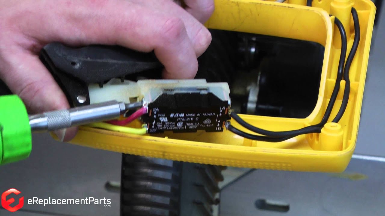 Switch Repair on a DeWALT Miter Saw
