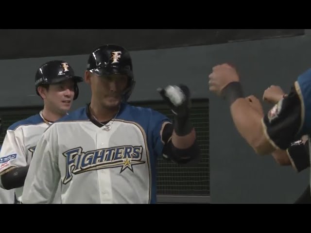 【9回裏】100打点到達!! ファイターズ・中田の2ランホームラン!! 2020/10/20 F-H