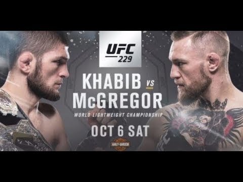 Conor McGregor vs Khabib Nurmagomedov UFC 229 Championship fight simulation