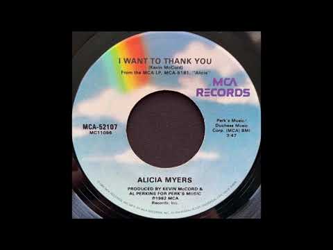 I Want to Thank You
