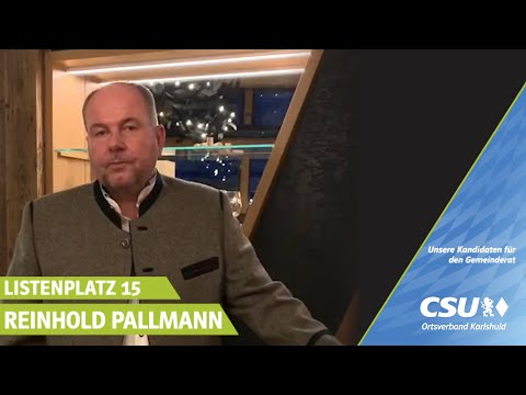 Gemeinderatswahl 2020 - 15 Reinhold Pallmann