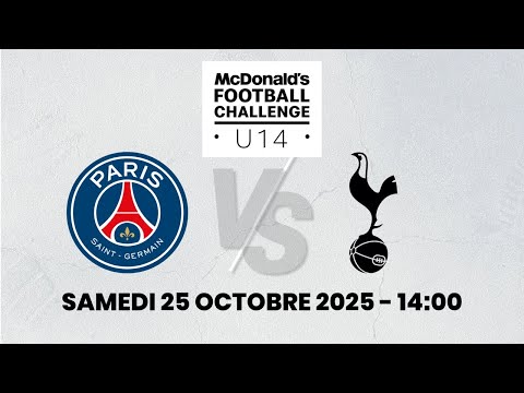 U14 PSG – TOTTENHAM (samedi 14h00)