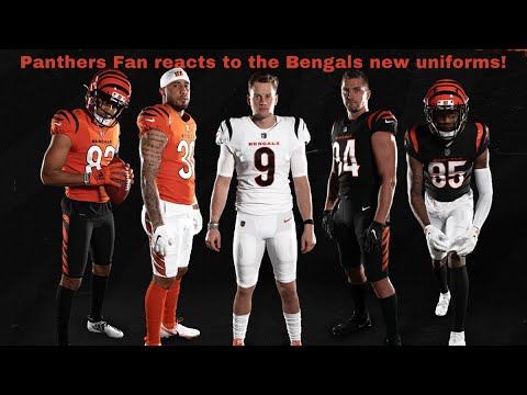 Panthers Fan reacts to the Bengals new uniforms! NFL 2021 Offseason!