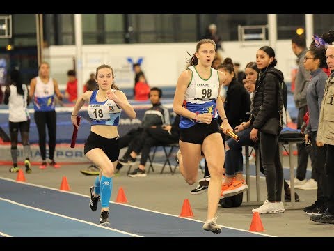 4 x 200m JUF F1 - Championnats Régionaux en salle CA-JU (J1) EAUBONNE - 26 jan 2019