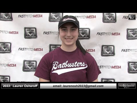 2023 Lauren Osheroff 4.16 GPA Athletic Outfield & Shortstop Softball Skills Video Batbusters - Gomes