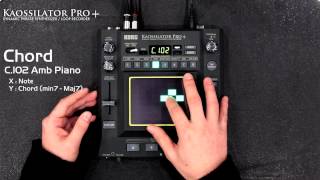 Video thumbnail for Korg Kaossilator Pro+: Chorded Sounds and Sound FX Examples by Korg