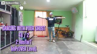 DANCING WITH YOUR GHOST || LINE DANCE ( TEACH )