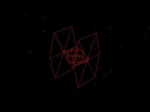 Arnes Amiga assembly course : Rotating Tie-fighter with Starfield