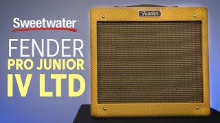 Video thumbnail for Fender Pro Junior IV LTD Tube Amplifier Review by Sweetwater