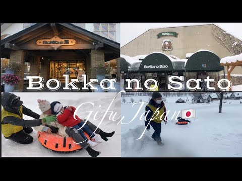 Snow Sledding in Bokka no Sato | Beautiful Winter Scenes | Japan Winter Wonderland