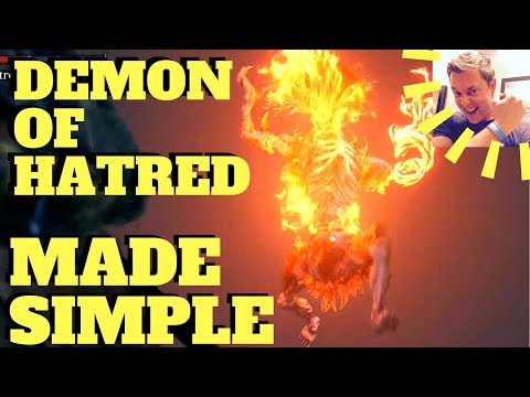 Sekiro - Demon of Hatred Made Simple (KILL WITH JUST THE BASICS! NO PROSTHETICS! Flames of Hatred)
