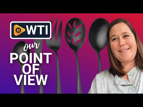 Matte Black Serving Set,SHARECOOK 5-Piece 18/0 Stainless Steel Large Hostess Set with Round Edge - WTI product video review