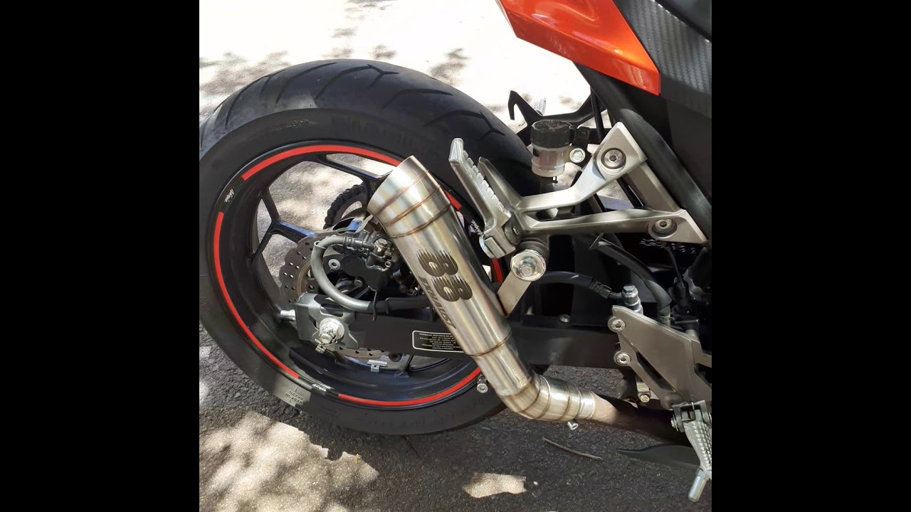 Escapamento esportivo Ninja 300 88exhaust