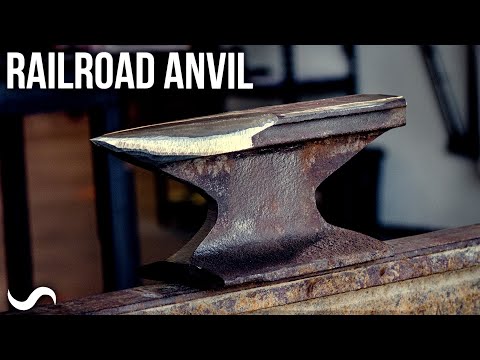 TURNING A RAILROAD TRACK INTO AN ANVIL!!!