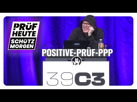 Video Thumbnail: PPPPP: So funktioniert PRÜF! Mein Talk beim #39c3
