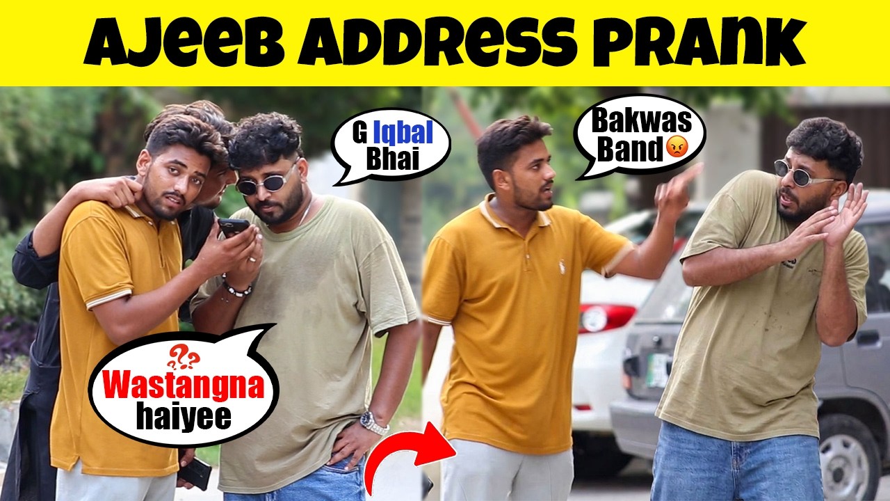 Ajeeb O Gareeb Address Prank 😂 || By Sharik Shah & Iqbal Malik