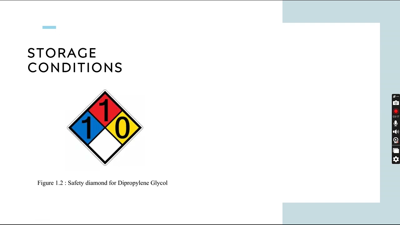 Final Year Project - Chemical Process Design| Plant Design| Chemical Uses, Property and Storage| V-1
