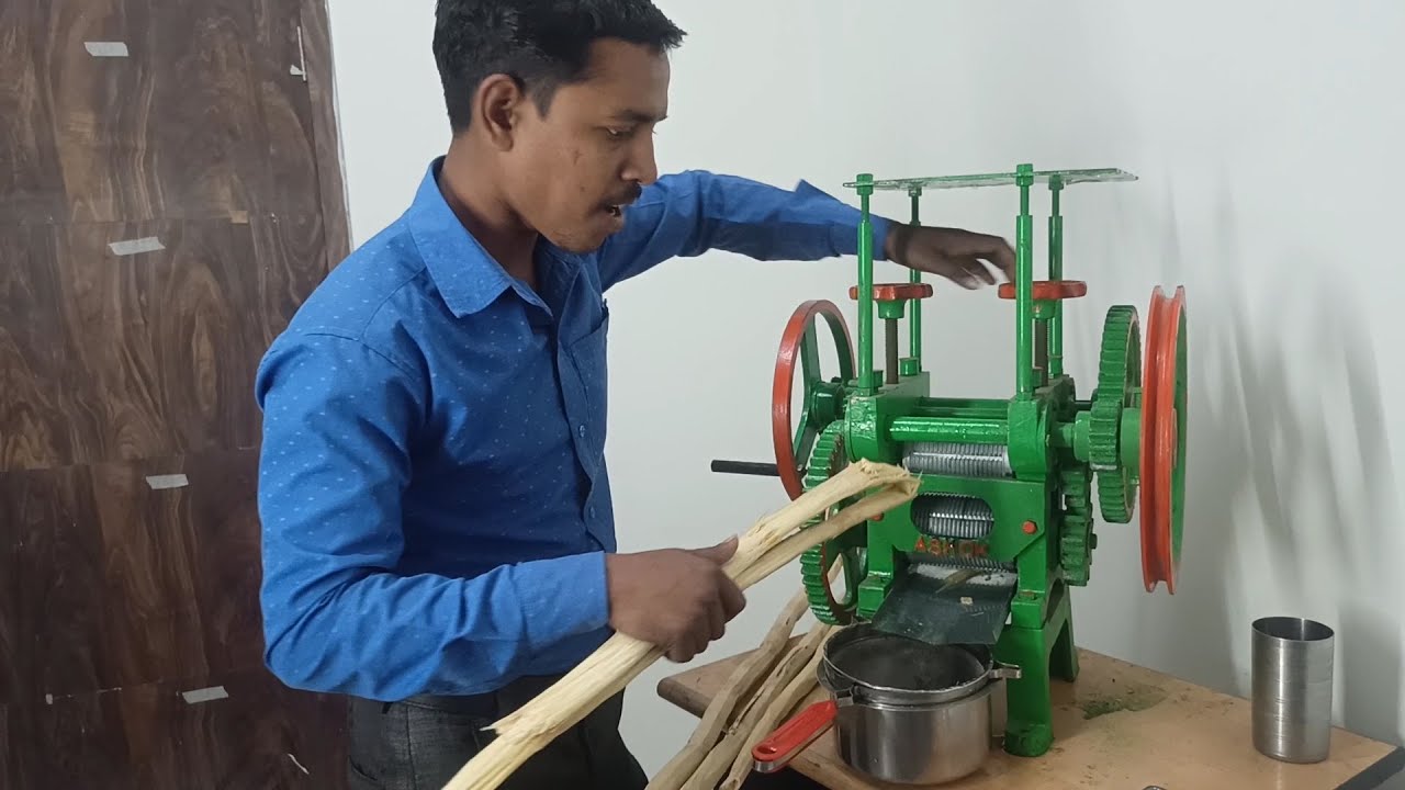 Watch video Best Sugarcane Juicer Machine | Manual Cum Automatic | Made In India | Call Us - 7829055044 Now Best Sugarcane Juicer Machine | Manual Cum Automatic | Made In India | Call Us - 7829055044