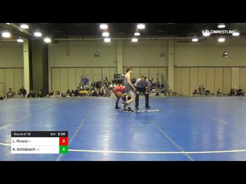 127 Lbs Round Of 16 Leidaly Rivera Team Florida Vs Andrea Schlabach Team Ohio