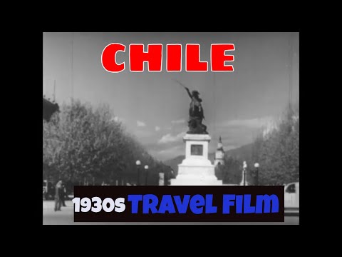 1930s CHILE SOUTH AMERICAN TRAVELOGUE   SANTIAGO  COPPER INDUSTRY & NITRATE PRODUCTION  42544