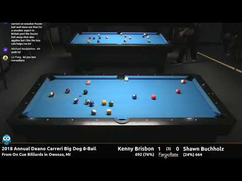 Kenny Brisbon vs Shawn Buchholz - 2018 Annual Deano Carreri Big Dog 8-Ball