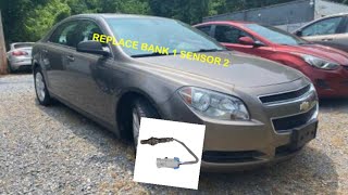 Replacing oxygen sensor bank 1 sensor 2 Chevy Malibu (2008-2012)