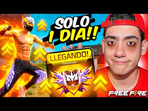 TENGO 1 DÍA PARA LLEGAR A GRAN MAESTRO EN FREE FIRE !! - TheDonato
