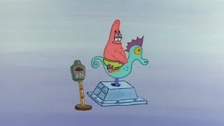 Patrick riding a seahorse for 10 hours HD