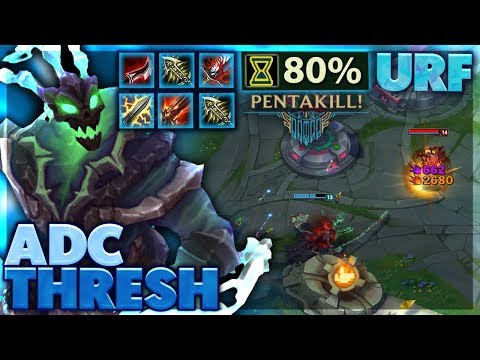 AD THRESH BETTER THAN AP THRESH?? | SPECIAL NEW EDIT | 80% CDR URF THRESH - BunnyFuFuu