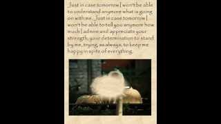 Just in case tomorrow - a letter from an Alzheimer patient to his beloved one