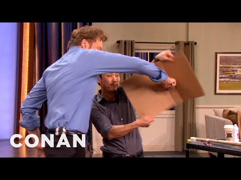 Steven Ho's Amazing Groin-Puncturing Sharpie | CONAN on TBS