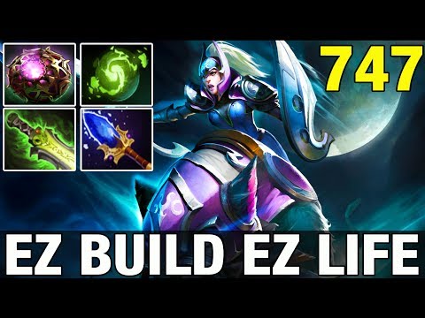 747 9K MMR Plays Luna with Octarine, Refresher, Ethereal and Aghanim's - Dota 2