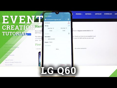 How to Add Event to Calendar in LG Q60 – Calendar Notifications