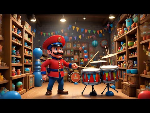 Seven Toy Soldiers March Away | Marching Song for Kids | Nursery Rhymes and Baby Learning