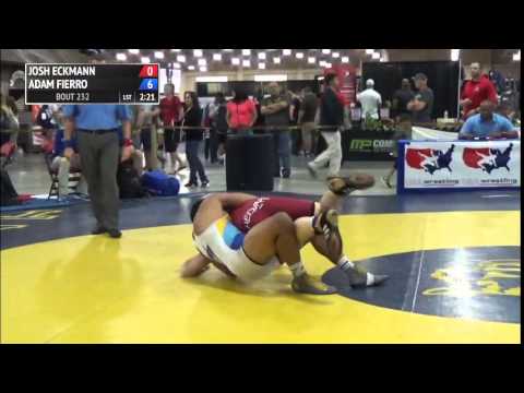 86 kg CR2 - Josh Eckmann (Old School) vs Adam Fierro (Roadrunner Wrestling)