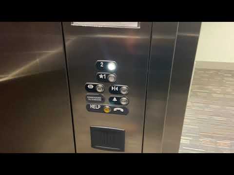 VERY FAST ThyssenKrupp Synergy MRL Traction Elevator @ 3444 Camino Del Rio N, San Diego, CA