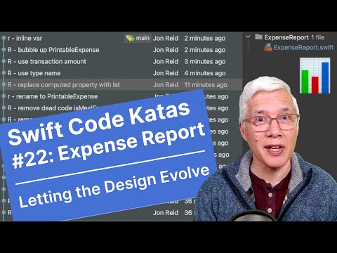 Letting the Design Evolve / Swift Code Katas #22: Expense Report thumbnail