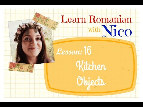 Learn Romanian with Nico - Kitchen Objects