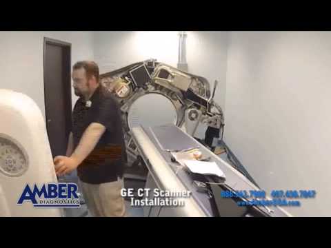 Ge ct scanner installation in 90 seconds