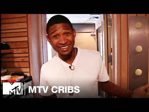 Usher Shows Off His Crib in a Floor Length Fur Coat | MTV Cribs