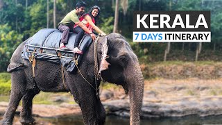 7 Days Kerala Trip in 10 mins  | Travel Itinerary & Budget ₹30-40K per Couple |  Places to Visit