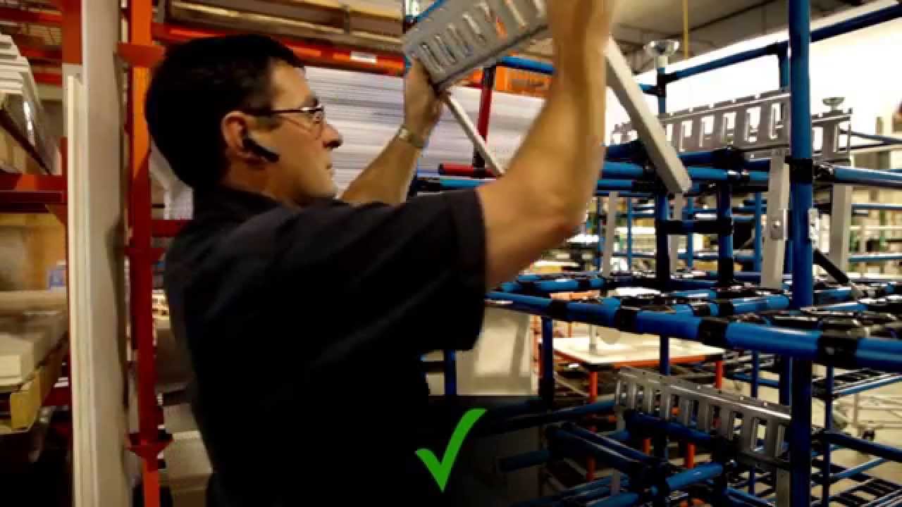 Lean manufacturing: material handling & storage systems | Flexpipe