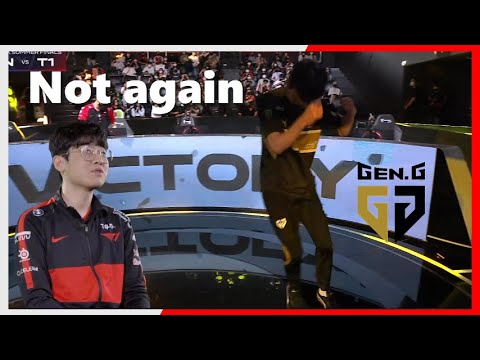 T1 Zeus on getting hit with a Dance by Doran after losing