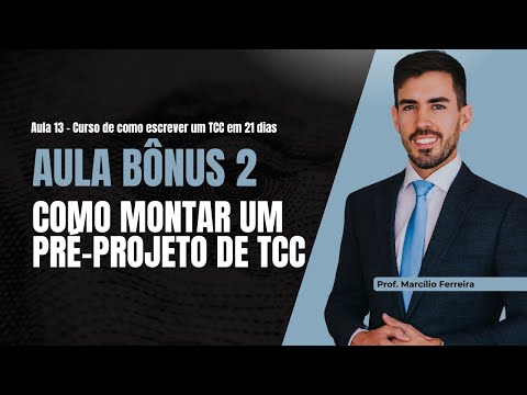 Como Montar um Pré-Projeto de TCC