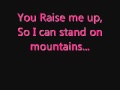 You Raise Me Up - Westlife (Lyrics) 